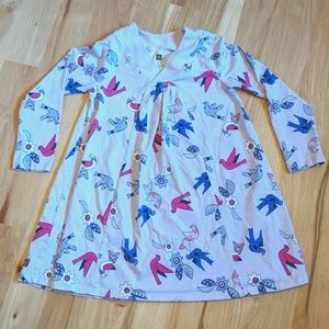 Tea Collection Lavender Girls Birdies Dress Size 6